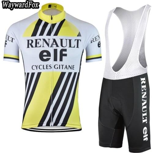 2018 NEW Summer Mens yellow cycling jersey Short Set Cycling Clothing Bib Lycra Shorts Bike Wear Kit gel pad Can be mixed size