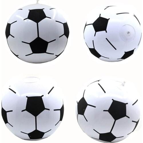 30cm Beach Ball Inflatable Football Swimming Pool Toy Swimming Ring Party Water Balloon Football SPORT Toy Ball Q4