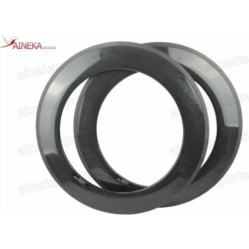 700C 88mm depth Bicycle carbon rims 20.5mm width carbon clincher tubular rims for road bike