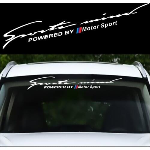 For BMW E46 E90 E60 E39 E36 E87 E92 E91 E34 F30 E10 F20 F30 G30 X1 X3 X5 X6 Car Stickers Front Rear Windshield Car Accessories