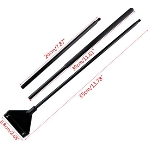 B0KB 1 Set Aluminum Alloy Aquarium Algae Cutter Fish Tank Scraper Cleaner Aquatic Water Living Plants Grass Removal