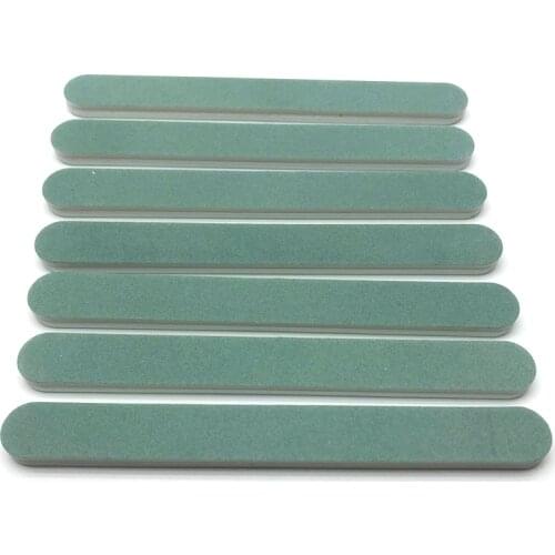 50pcs White Green Double Sided Long Nail Buffer 600/3000 UV Gel Buffing Nail File Sanding lime a ongle Care Tools Accessories