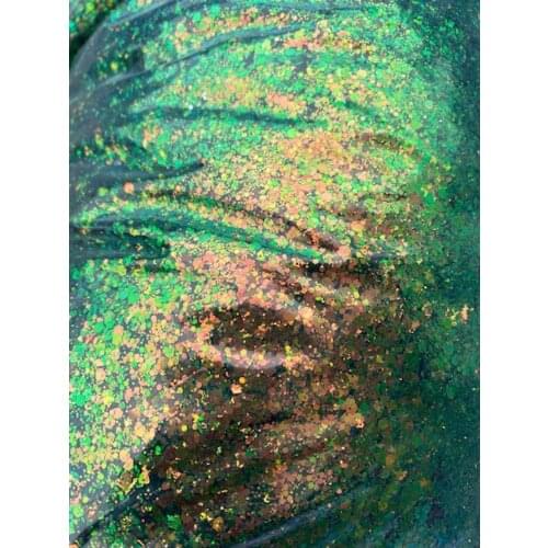 1KG chameleon Aurora Nail Glitter Sequins Flakes 1000gram/bag Holographic Shining Nail Art Powder Dust Dazzling Nail Decoration