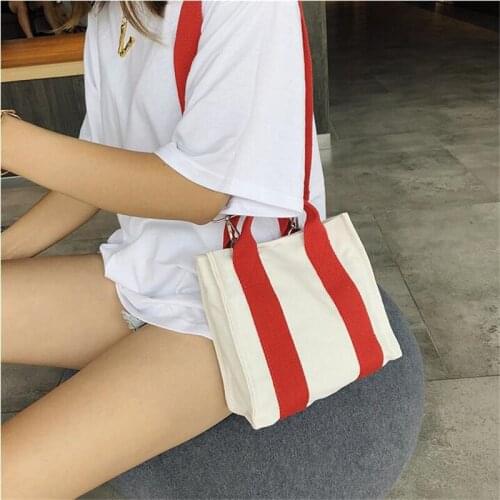 Brand Canvas Shoulder Crossbody Bags Women Casual Girls Pretty Shoulder Bag Female Fashion Mini Tote Messenger Bags New