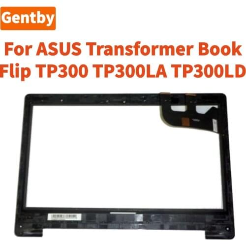13.3 Inch For ASUS Transformer Book Flip TP300 TP300LA TP300LD Touch Panel Screen Replacement Laptop Digitizer With Frame