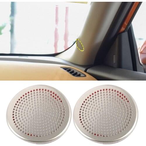 For Nissan Sylphy Sentra B18 2019 2020 Car Gate Door Loudspeaker Pad Audio Speaker Cover Trim Frame Sticker Interior Accessories