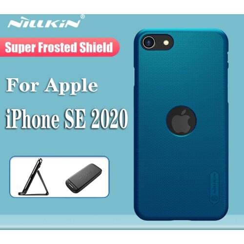 For iPhone SE 2020 SE2 SE 2 Case Cover NILLKIN Super Frosted Shield Plastic Hard Phone Cases For iPhone SE 2020