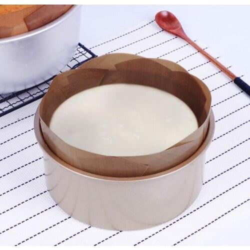 Baking Tools Easy To Use Mold Cake Mat Cake Tin Liner Non-stick For Baking Pan Sheet Khaki Round Cake Mats For Cookie Macaron