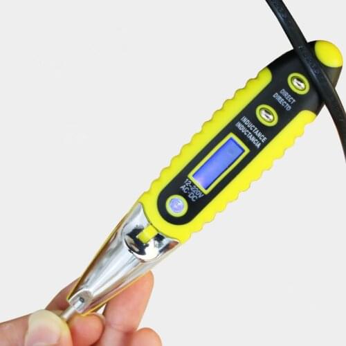 Multi-Function Digital Induction Electrical Tester Pen Test Pencil 10-220V AC DC Measuring Voltage Detector With LED Light Power