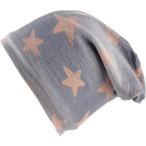 Unisex autumn turban hat men beanie winter hats for women gorro Pentagram pattern mens beanies bone Hip Hop caps Skullies Bonnet