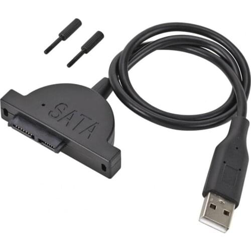 New 1pc USB 3.0 Mini Sata Ii 7+6 13Pin Adapter Converter Kabel Voor Laptop Cd/Dvd Rom Drive For PC Computer Cables