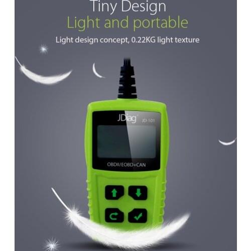 ODB2 Scanner Auto Diagnostic Scanner JDiag JD101 Full Function Car Diagnosis Car Scanner Universal OBD Engine Code Reader