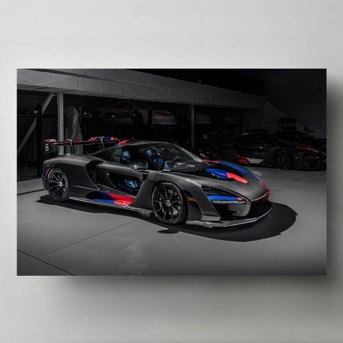 Supercar Posters Mclaren Senna Racing Cars Sportscar Picture Print Wall Art Canvas Paintings for Home Room Decor