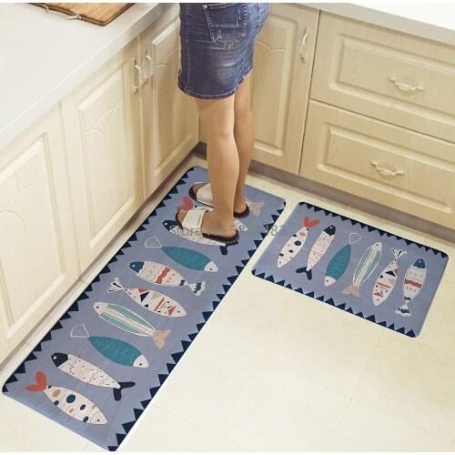 Lengthen Kitchen Non-slip Mats Bathroom Carpet Entrance Door Mat Tape Absorbent Bedroom Living Room Floor Mats
