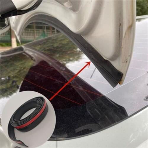 Car SUV MPV Trunk Seal Strip Rubber Black White For Hatchback Tail Box Cover Gap Waterproof and Dustproof for BMW Accessories