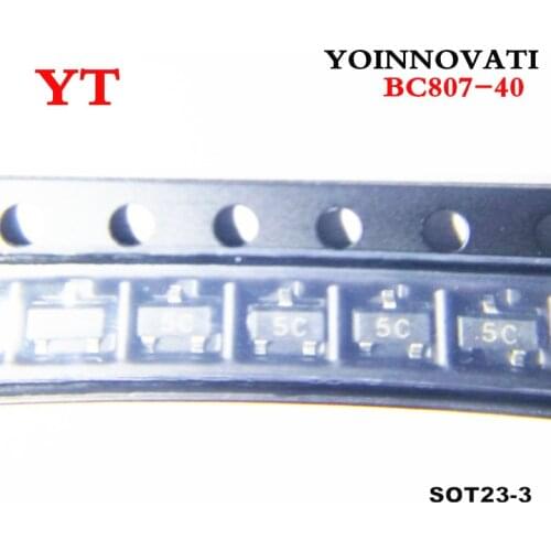 100pcs/lot BC807-40 BC807 807-40 5C SOT-23 IC best quality
