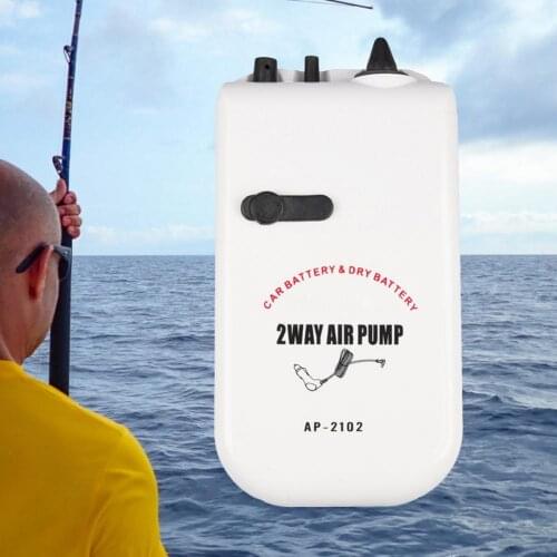 1 set of AP-2102 Car oxygen pump portable silent dry battery two-speed bubble car dual-use oxygen dispenser fishing aerator