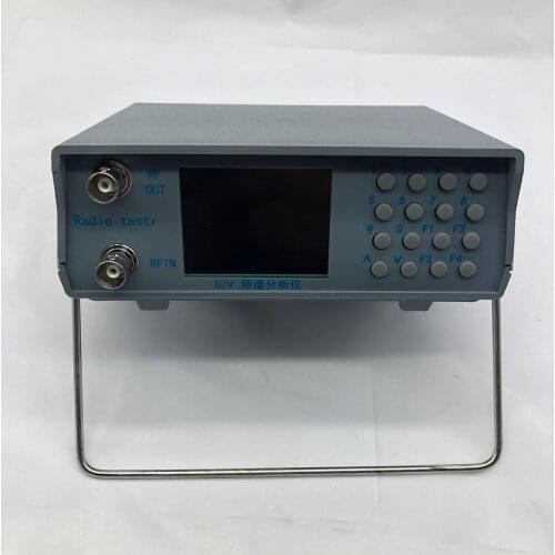 Free shipping U/V UHF VHF Dual Band Spectrum Analyzer Simple spectrum analyzer with w/Tracking Source 136-173MHz / 400-470MHz