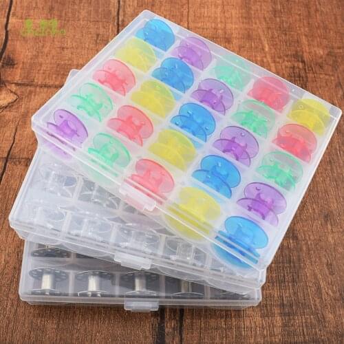 Chainho,3 Box/Pack, Empty Sewing Bobbins Spools for Sewing Machine Thread/DIY Sewing Tools & Accessory/25pcs/Box