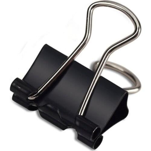 DL Effective 8564 tail clip 25mm black tail dovetail of metal shim 48 ticket clip Wholesale price office & school stationery