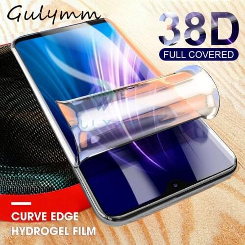 38D Full Cover Hydrogel Film For Xiaomi Redmi Note 5 6 7 8 9 Pro K20 GO S2 Screen Protector For Xiaomi Mi 9T A3 8 Lite Not Glass