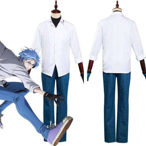SK8 the Infinity Langa Cosplay Costume School Uniform Suit White Top Shirt Halloween Carnival Costumes