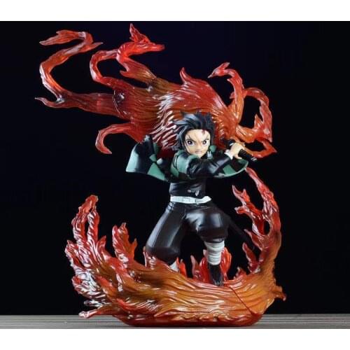 The Ghost Extinguishment Blade Hand Do Carbon Ji Lang Fire God Kagura Model Ornaments Birthday Gift Ornaments Animation Hand Do