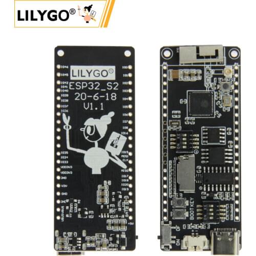 LILYGO® TTGO T8 ESP32-S2 V1.1 WIFI Wireless Module Type-c Connector TF Card Slot Development Board