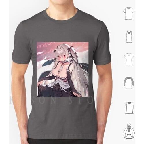 Formidable-Azur Lane T Shirt Print For Men Cotton New Cool Tee Azur Lane Anime Azur Lane Atago Manga Akagi Enterprise Waifu