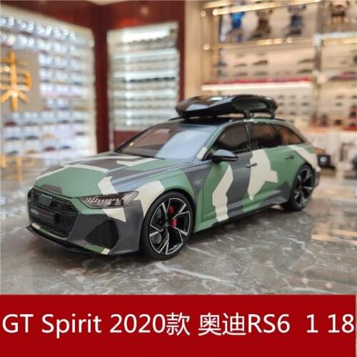 NEW GT Spirit CAR 1:18 2020 AUDI RS6 C8 crock Camouflage coating Limited edition simulation resin vehicle model