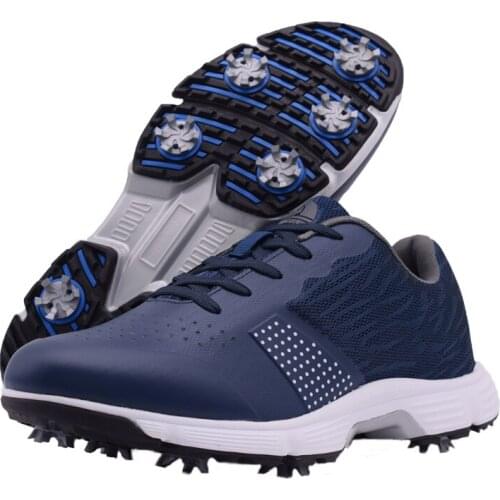 Professional Spiked Golf Shoes Men Waterproof Golf Shoes Originals Golf Sport Sneakers for Men Training Grand Golfing Spikes