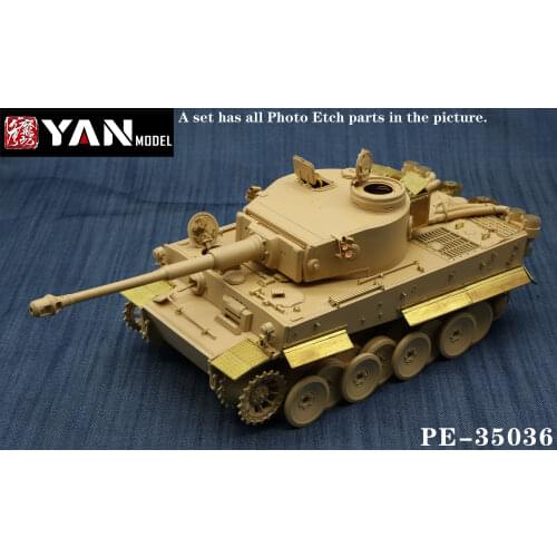 Yan Model PE-35036 1/35 Tiger I Early Photo Etches for Rye Field 5001/5050