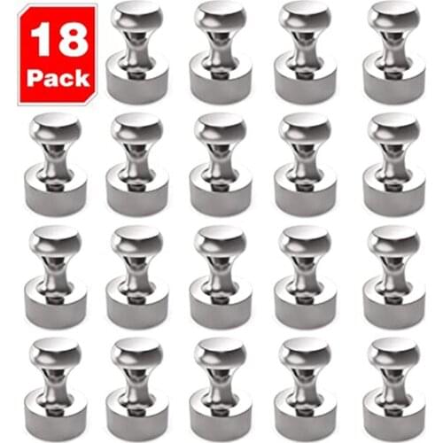 Strong Neodymium Magnet Sucker Pushpins Metal Thumbtack Refrigerator White Board Strong Durable School Magnetic Push Pin Cones