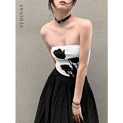 Yedinas Women's Cropped Tank Tops