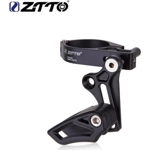 ZTTO Bicycle chain guide Drop CG02 31.8 34.9 Mountain bike single disc chain guide positive and negative gear chain stabilizer