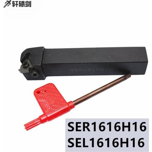 1PC SER 1616H16 SEL Metal Cutting Lathe CNC Turning External Tool Holder Thread 16ER 16IR