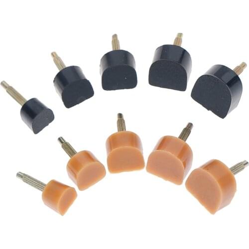 10pcs=5pairs High Heel Repair Tips Pins For Women Shoes High Heel Tips Taps Dowel Lifts Replacement Heel Stoppers Protect