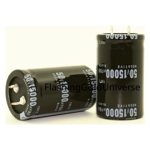 10PCS 50V 15000UF 15000UF 50V Electrolytic Capacitor volume 30X50mm New and Original best quality