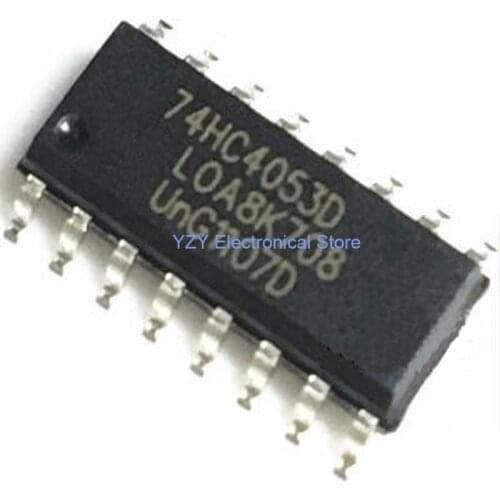 10PCS/LOT 74HC4053D SOP16 74HC4053 SOP SN74HC4053DR SOP-16 HC4053 SMD Brand New Original Integrated Circuits Fast Shipping