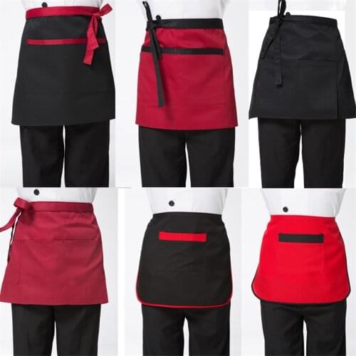 11Style Work Wear Uniforms Chef Apron Restaurant Kitchen Women Men Waitress Cook Clothing Food Service Accesories Aprons
