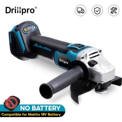 125mm/100mm Brushless Cordless Angle Grinder Variable 4 Speed DIY Cutting Grinder Machine Power Tools For Makita 18V Battery