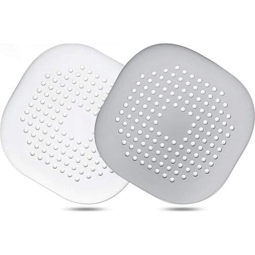 2Pcs Kitchen And Bathroom Drainage And Anti-blocking Environmentally Silicone Floor Drain With Suction Cup For Bathtub