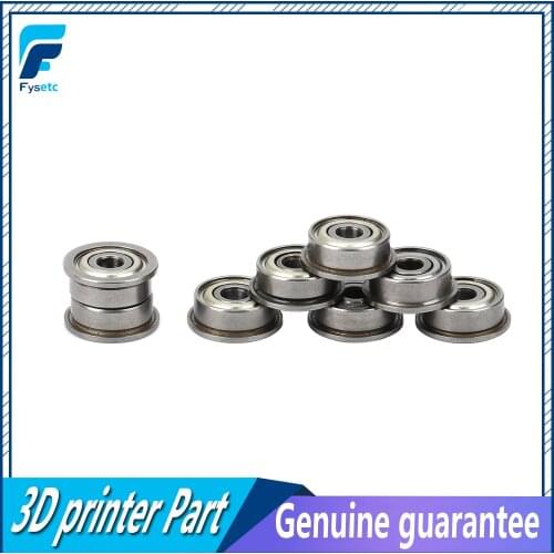 5pcs F623ZZ 3d printer F623 ZZ flange bushing ball bearings 3x10x4 mm flange bushing ball bearings for 3d printer