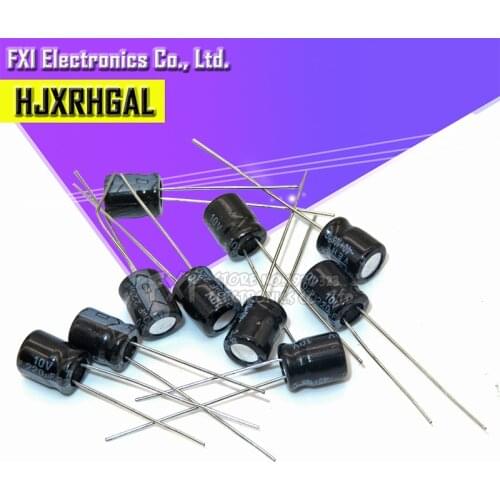 50PCS 10V220UF 6*7mm 220UF 10V 6*7 Electrolytic capacitor New original