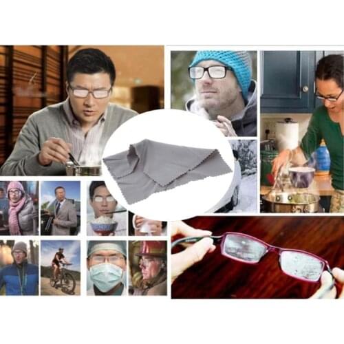 Anti-Fog Cloth Reusable Antifogging Lens Goggles Wipe Defogger Eyeglasses Wipes Y1QD