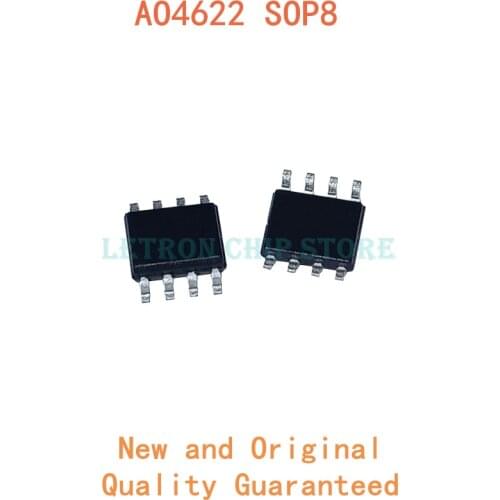 10PCS AO4622 SOP8 4602 SOP-8 SOP SOIC8 SOIC-8 SMD new and original IC