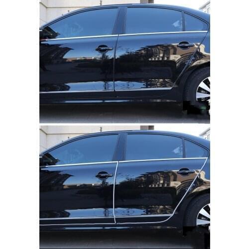 RQXR car accessories Car body door plate strips protection for Hyundai accent i20 i30