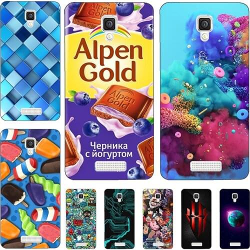 Scenery Phone Cases For Alcatel One Touch Pixi 4 3G Version OT 5010 5010D Soft Tpu Back Cover For Alcatel 5010d pixi 4 Funda 5"