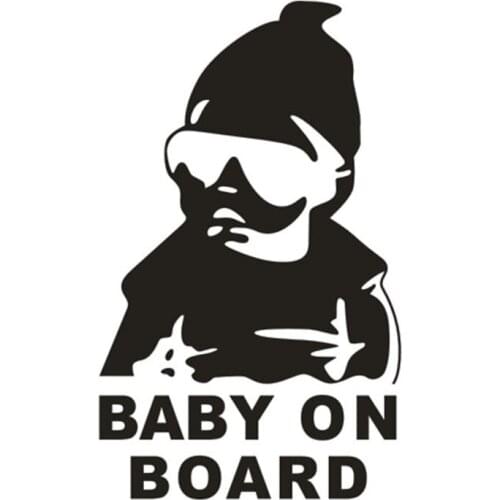 Baby on Board warn vinyl decals cool Boy In Car styling wall stickers home decoration funny cartoon wallpaper mothers gifts