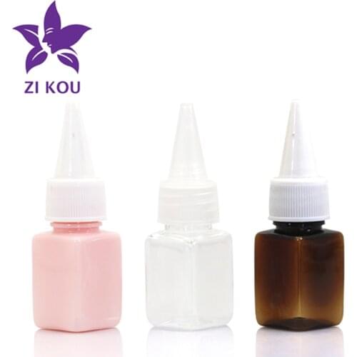 Hot-selling high-end low-cost travel 1pcs/lot 10ml PET square shape bottle Spun bottle cap free shipping travel bottle